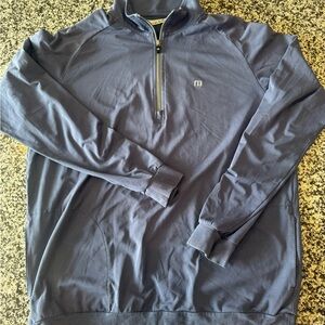 Travis Mathew Navy Quarter-Zip Pullover